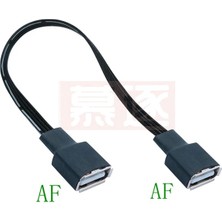 2Guoyang Af-Af 1m 10CM 20CM 50CM USB 2,0 A Sürücüsü, Weibliche 90'a Uygun USB 2,0 Yönlendirici Adaptör Kablosu (Yurt Dışından)