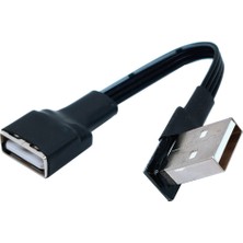 2Guoyang Af-Af 1m 10CM 20CM 50CM USB 2,0 A Sürücüsü, Weibliche 90'a Uygun USB 2,0 Yönlendirici Adaptör Kablosu (Yurt Dışından)