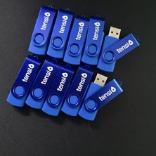 2Guoyang Koyu Mavi 64GB Özel Logo USB Anahtar Şekli Pendrive Metal Memory Stick 4gb 8gb 16GB 32GB 64GB USB Flash Sürücü Kalem Sürücü Flaş USB Disk Kalem Sürücü (Yurt Dışından)