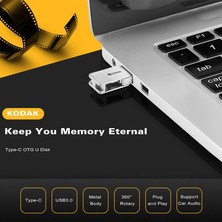 2Guoyang 32GB Kodak Metal Kalem Sürücü 32GB 64GB 128GB 16GB Pendrive USB 3.1 Type-C Çift Sürücüler USB Flash Sürücü Memory Stick Yüksek U Disk Memoria (Yurt Dışından)