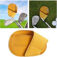 Binduo Golf Eğitimi Sporcusu Seyahati Için Demir Golf Kapakları Için Golf Baş Kapakları Sarı (Yurt Dışından)