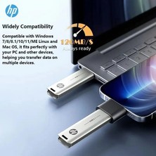 2Guoyang 32GB Hp X796 Usb3.1 Metal USB Flash Sürücü 32GB 64GB 128GB 256GB Kalem Sürücü Yaratıcı Kişilik Araba Müzik Hediye Yüksek Hızlı USB Pendrive (Yurt Dışından)