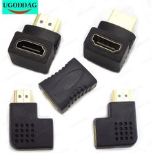 2Guoyang 270 Derece 1 Adet HDMI Uyumlu Kablo Konnektör Adaptörü 270 90 Derece Açı Erkek - Kadın Dönüştürücüler Için 1080 P Hdtv Kablo Adaptörü Genişletici (Yurt Dışından)