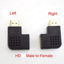 2Guoyang 270 Derece 1 Adet HDMI Uyumlu Kablo Konnektör Adaptörü 270 90 Derece Açı Erkek - Kadın Dönüştürücüler Için 1080 P Hdtv Kablo Adaptörü Genişletici (Yurt Dışından)