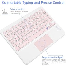 2Guoyang Siyah Fare ile Kablosuz Klavye Bluetooth Sihirli Klavye iPad Tablet Için Mini6 iPad Pro 2020 11 12.9 10.5 10.9 Bluetooth Klavye Fare (Yurt Dışından)