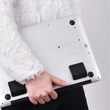 2Guoyang 2 Adet (Plastik) Mini Taşınabilir Dizüstü Bilgisayar Standı Görünmez Dizüstü Tutucu Ayarlanabilir Soğutma Standı Tablet Masa Tutucu Macbook Xiaomi Air Için Destek (Yurt Dışından)