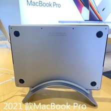 2Guoyang Gümüş 18MM Alüminyum Dikey Destek Dizüstü Bilgisayar Standı Apple MacBook Pro 2023 Için Hava Desteği Yerden Tasarruf Sağlayan Raf Masaüstü Dikilmiş Tutucu 13 14 16 (Yurt Dışından)