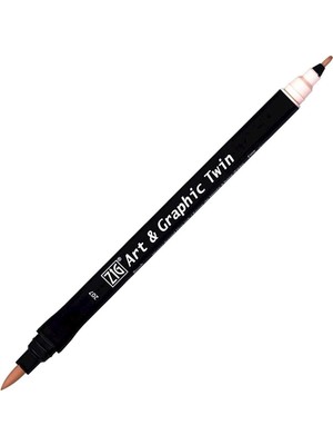 Zig Art&graphic Twin Çift Uçlu Keçe Grafik Kalemi 207 Rose