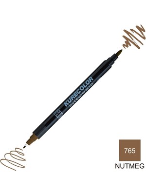 Zig Kurecolor Mangaka Fine&brush Çift Taraflı Kalem CNKC-2200 No 765 Nutmeg
