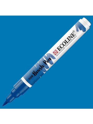 Talens Ecoline Brush Pen Fırça Uçlu Kalem 508 Prussian Blue