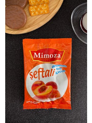 Mimoza Şeftali Oraleti Şeftali Çayı Sıcak Lezzetli Çay Çok Leziz Kış ve Meyve Çayı Kafe Içecekleri 250 gr