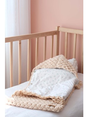 Bugula Bebek Taşıma Yatağı Panduf 2’li SET 0-12M Bal Köpüğü Unisex Uyku Tulumu Alize Puffy Örgü Organik Sertifika