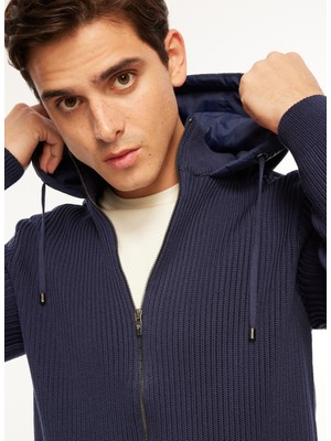 Fabrika Lacivert Erkek Hırka F3WM-HRK122