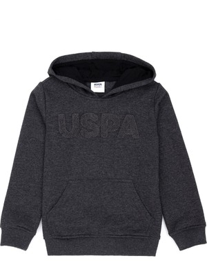 U.S. Polo Assn. Erkek Çocuk Siyah Sweatshirt Jaxelsk023