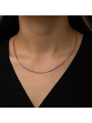 Gumush Gms Omega Choker Gümüş Zincir