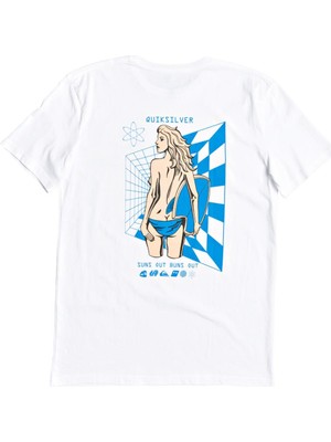 Quiksilver Slowburnss Erkek Tees Wbb0 Tişört Eqyzt05759-Wbb0