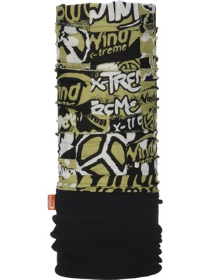 Polarwind Peace Black Bandana Wdp086