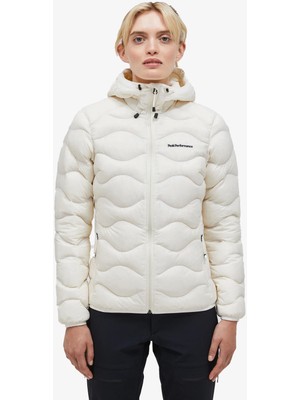 Peak Performance W Helium Down Hood Kadın Beyaz Mont G79620050-16296