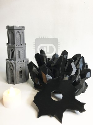 Dorden 3D Dekoratif Ejderha Kulesi Tealight Dekoratif Obje