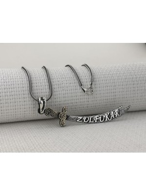 Takıhan Zülfükar Kılıç 925 Ayar Gümüş Kolye