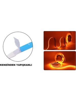 Cata Ct 4538 Amber 5 Metre 240 Çipli Iç Mekan Şerit LED