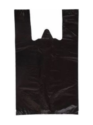 Orjin Hışır Atlet Poşet Siyah 28X50 cm Plastik Malzeme Orta Boy 1 kg Dayanıklı Çok Amaçlı Kullanım