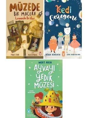 Müzede Bir Macera - Kedi Gezegeni - Ayvayı Yedik Müzesi 3 Kitap Set