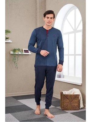 Pjs 23706 Erkek Patlı Baskılı Pijama Takım