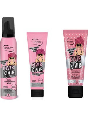 Hobby Kıvır Kıvır Saç Bakım Seti