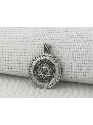 Takıhan Hz Süleyman Mührü 925 Ayar Gümüş Kolye Ucu