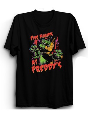 The Fame Five Nights At Freddy's, Nightmare, Kabus, 5naf, Fnaf, Scare, Oyun, Game Tişört