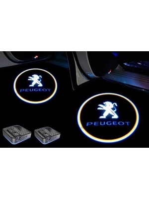 İmza Peugeot Araçlar Için Pilli Yapıştırmalı Kapı Altı LED