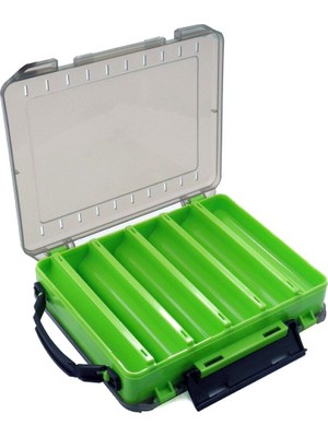 Shufa Lure Box Çift Taraflı Kutu 145 mm Uzunlukta Güvenli Kilit Sistemiyle Yeşil