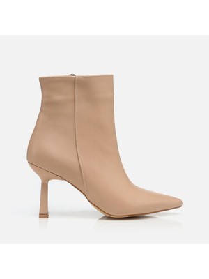 Hotiç 01BOH278090A450 Vizon Kadın Topuklu Bot