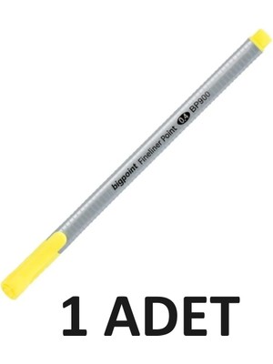 Tüftürük BİGPOİNT Kaliteli Fineliner Sarı 1 Adet