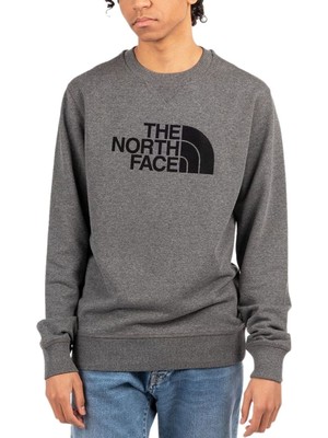 The North Face Drew Peak Crew Light Gri Sweatshirt