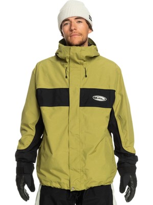 Quiksilver High Altitude Gore-tex Unisex Yeşil Snowboard Ceketi