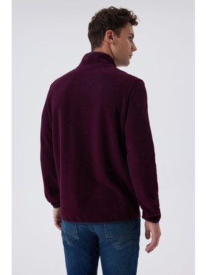 Lee Cooper Poys  Erkek Sweatshırt Bordo