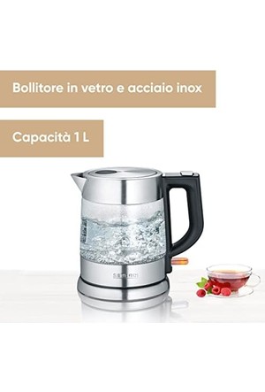 SAGE Bollitore The Crystal Clear 1.7l vetro