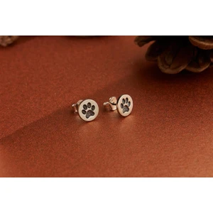 Nalia Takı Mini Pati Gümüş Küpe