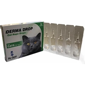 Maxi Derma Kedi Bit Pire Kene Için Ensedamlası 5'li