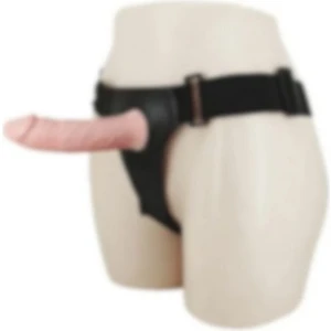 ada marketing 17CM Içi Boş Belden Bağlamalı Titreşimli Protez Penis Vibratör