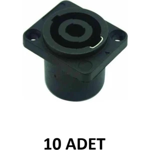 10 Adet - Spekon Jak Şase Dişi - 4 Pinli Içi Demirli