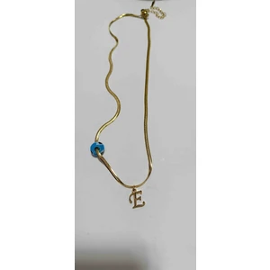 Didams Accessories Çelik Gold Italyan Zincir Harf Kolye E Harfi