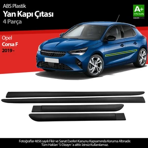 Opel Corsa F Abs Plastik Yan Kapı Çıtası 2019 Üzeri A+ Kalite