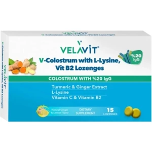V- Colostrum With L-Lysine Vitamin B12 Lozanges 15 Pastil
