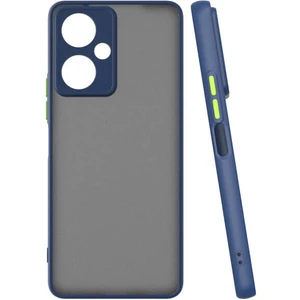 Kny Tecno Camon 19 Kılıf Renkli Kenarlı Buzlu Kamera Korumalı Hux Kapak