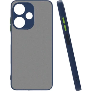 Kny Infinix Hot 30i Kılıf Renkli Kenarlı Buzlu Kamera Korumalı Hux Kapak