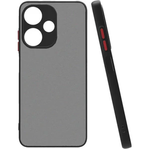 Kny Infinix Hot 30i Kılıf Renkli Kenarlı Buzlu Kamera Korumalı Hux Kapak