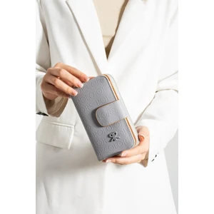 Impolo Nili Gritabagofraj Baskı Kadın El Cüzdanı 10X17 Ebatında